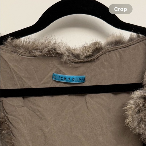 Alice & Olivia Rabbit Fur Jacket | XS/S | Rabbit Fur - Picture 7 of 7